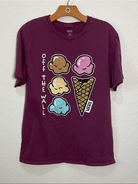 Vans Plum Short-Sleeve Ice Cream Graphic Tee